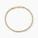 Bracelet Jerry Maille Corde Et Venitienne Or Bicolore - Bracelets chaîne Femme | Histoire d’Or