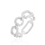 Bague Ela Argent Blanc Oxyde De Zirconium - Bagues avec pierre Femme | Histoire d&rsquo;Or