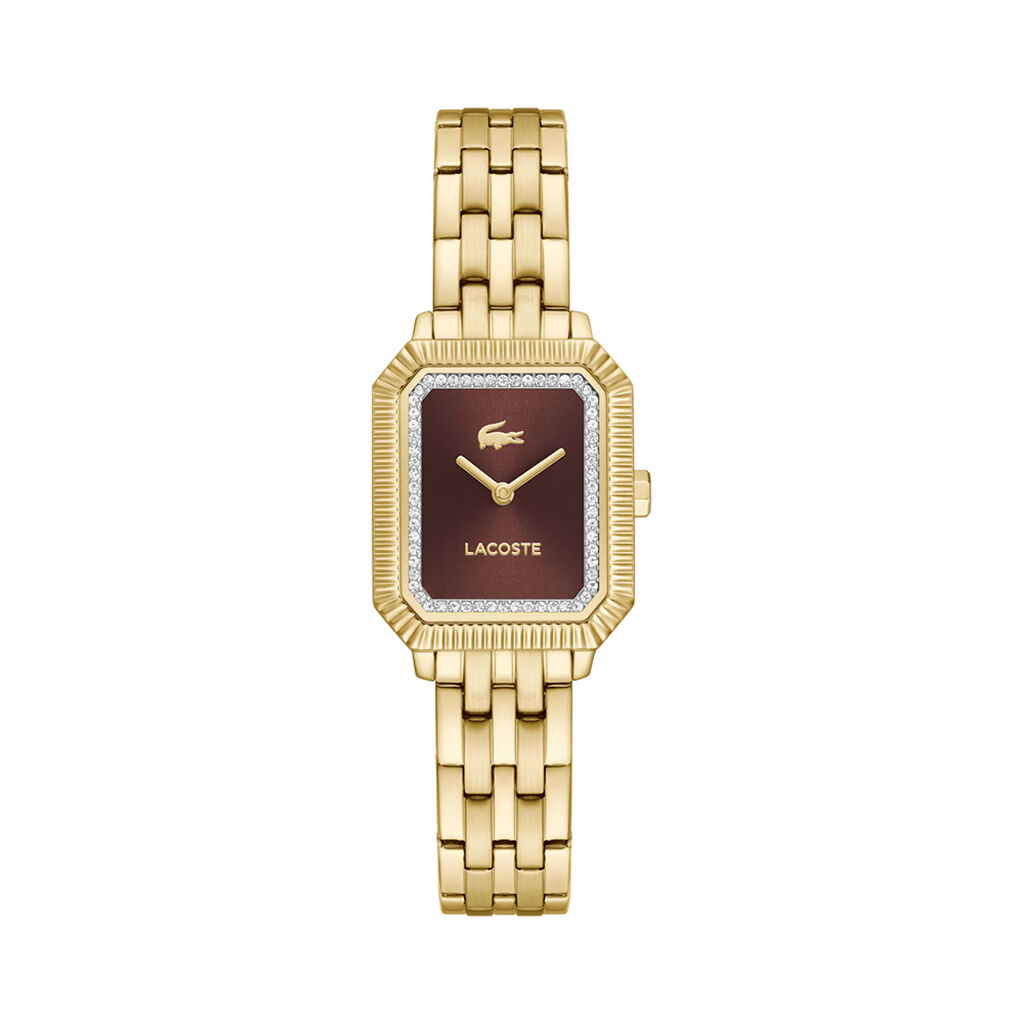 Montre Lacoste Parisienne Chocolat - Montres Femme | Histoire d&rsquo;Or