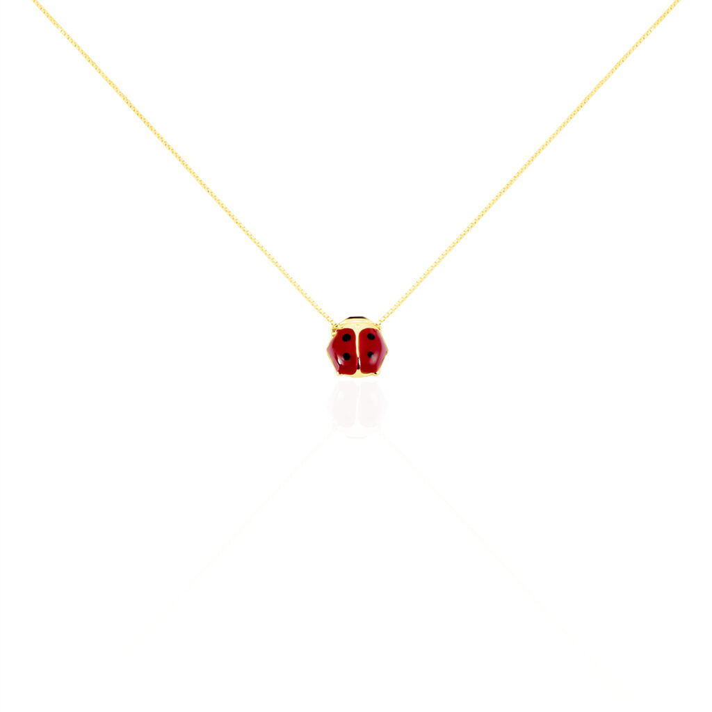 Collier Helidie Coccinelle Or Jaune - Colliers Femme | Histoire d’Or