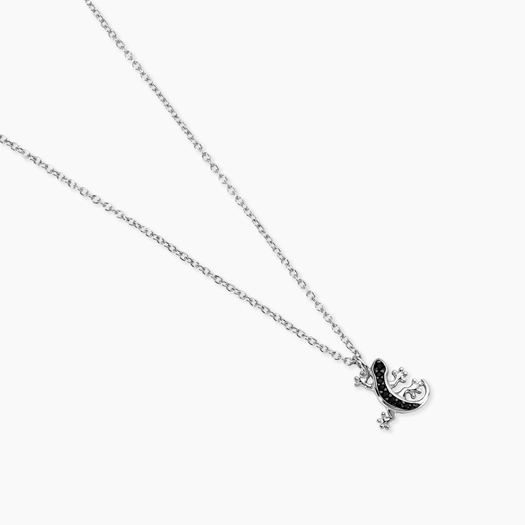 Collier Oya Argent Blanc Oxyde De Zirconium - Colliers fantaisie Femme | Histoire d&rsquo;Or