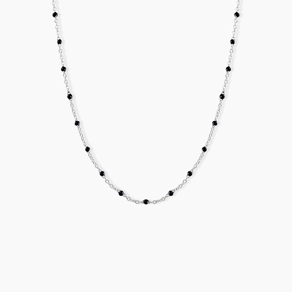 Collier Argent Polka