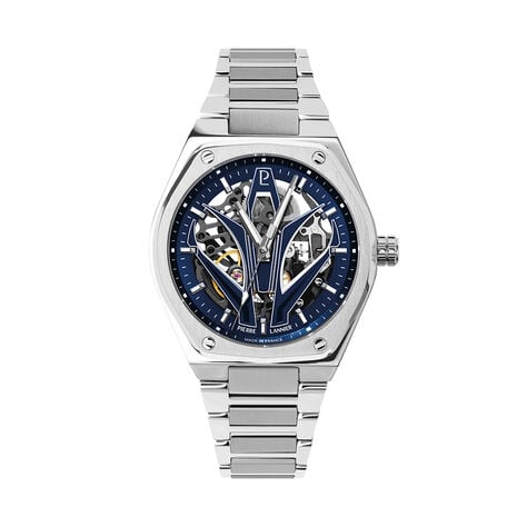 Montre Pierre Lannier Lannier Ardent Bleu - Montres Homme | Histoire d&rsquo;Or