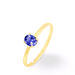 Bague Lily Or Jaune Tanzanite