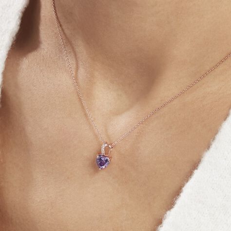 Collier Argent Rose Atieno Oxyde De Zirconium - Colliers fantaisie Femme | Histoire d’Or