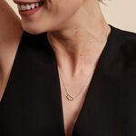 Collier Infini Pop Argent Blanc Oxyde De Zirconium - Colliers fantaisie Femme | Histoire d&rsquo;Or