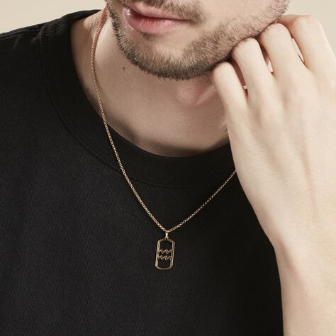 Collier Plaqué Or Prospero - Colliers Zodiaque Homme | Histoire d’Or
