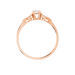 Bague Solitaire Alicea Or Rose Diamant - Bagues solitaires Femme | Histoire d’Or