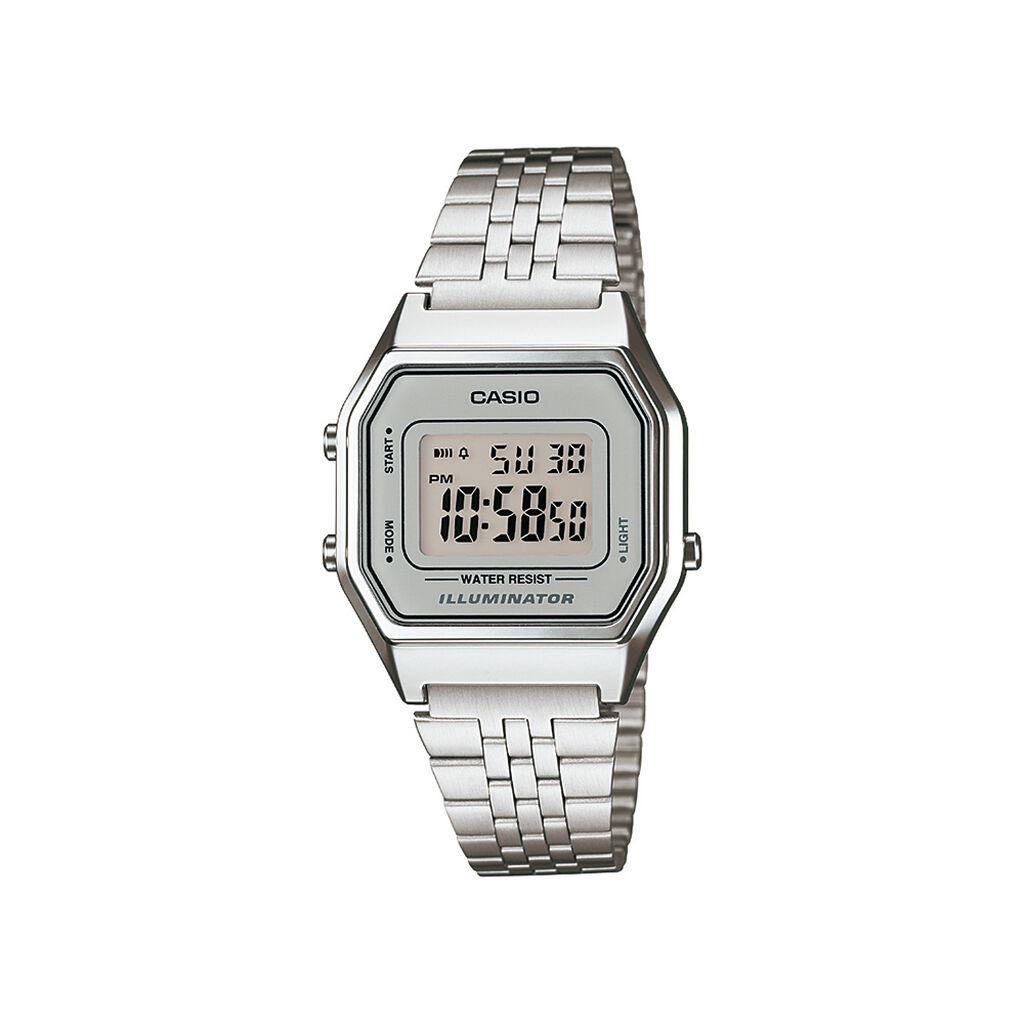 Montre Casio Collection Vintage Argent - Id&eacute;es cadeaux Femme | Histoire d&rsquo;Or