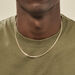 Collier Capucin Or Jaune Maille Marine Plate - Chaines Homme | Histoire d’Or
