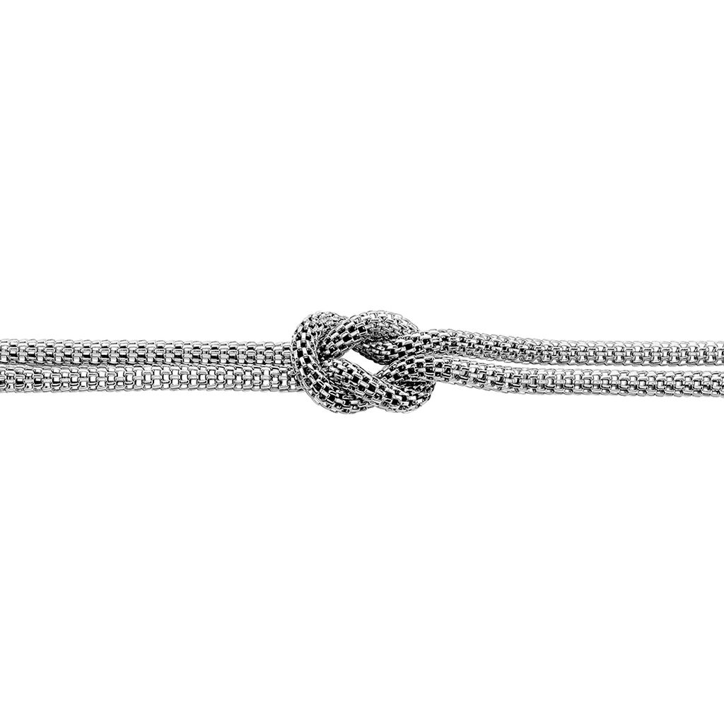 Bracelet Mahaca Acier Blanc - Bracelets Femme | Histoire d’Or