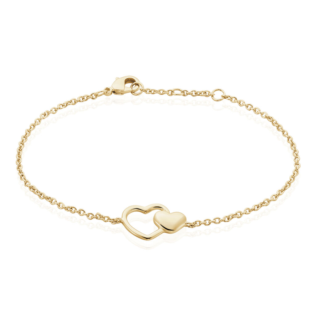 Bracelet Karelae Plaque Or Jaune - Bracelets Coeur Femme | Histoire d’Or