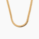 Collier Messaline Plaqu&eacute; Or Jaune - Chaines Femme | Histoire d&rsquo;Or