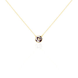 Collier Leos Argent Jaune Nacre - Colliers fantaisie Femme | Histoire d’Or