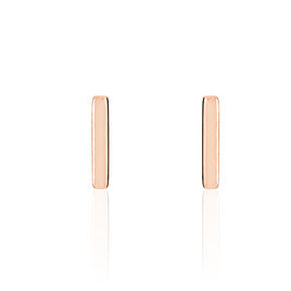 Boucles D'oreilles Puces Birati Argent Rose - Boucles d'oreilles fantaisie Femme | Histoire d’Or