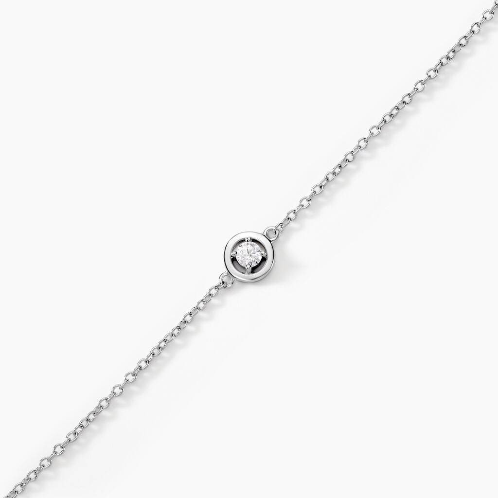 Bracelet Argent Laureto Oxydes De Zirconium - Bracelets Femme | Histoire d’Or