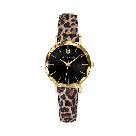 Montre Pierre Lannier Lannier Multiples Noir - F&ecirc;te des m&egrave;res Femme | Histoire d&rsquo;Or