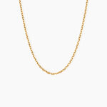 Cha&icirc;ne Igoa Maille For&ccedil;at Diamantee Or Jaune - Chaines Famille | Histoire d&rsquo;Or