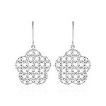 Boucles D'oreilles Pendantes Anya Or Blanc - Boucles d'oreilles pendantes Femme | Histoire d&rsquo;Or