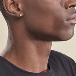 Boucles D'oreilles Puces Victoria Or Blanc Diamants - Clous d'oreilles Famille | Histoire d&rsquo;Or