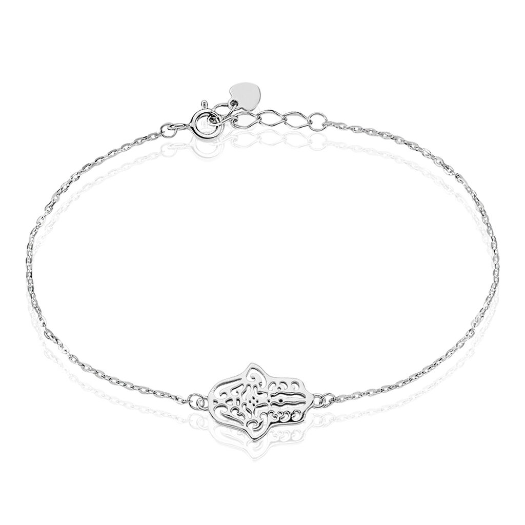 Bracelet Sarah Argent Blanc - Bracelets Femme | Histoire d&rsquo;Or