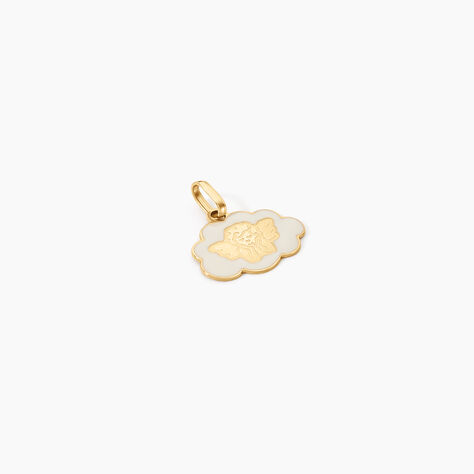 Pendentif Ange Nuage Or Jaune - Cadeaux de naissance Enfant | Histoire d&rsquo;Or
