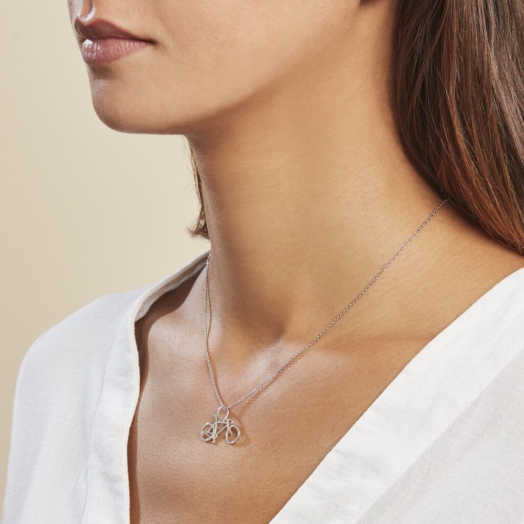 Pendentif Vince Argent Blanc - Pendentifs Famille | Histoire d’Or