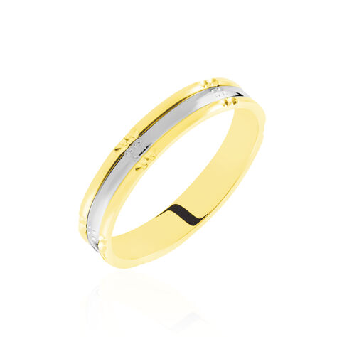 Alliance Marvin Demi Jonc Classique Or Bicolore - Alliances Unisex | Histoire d’Or