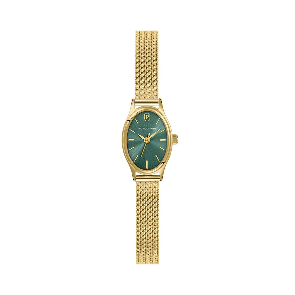 Montre Pierre Lannier Lannier Ovalia Vert - Montres Femme | Histoire d&rsquo;Or