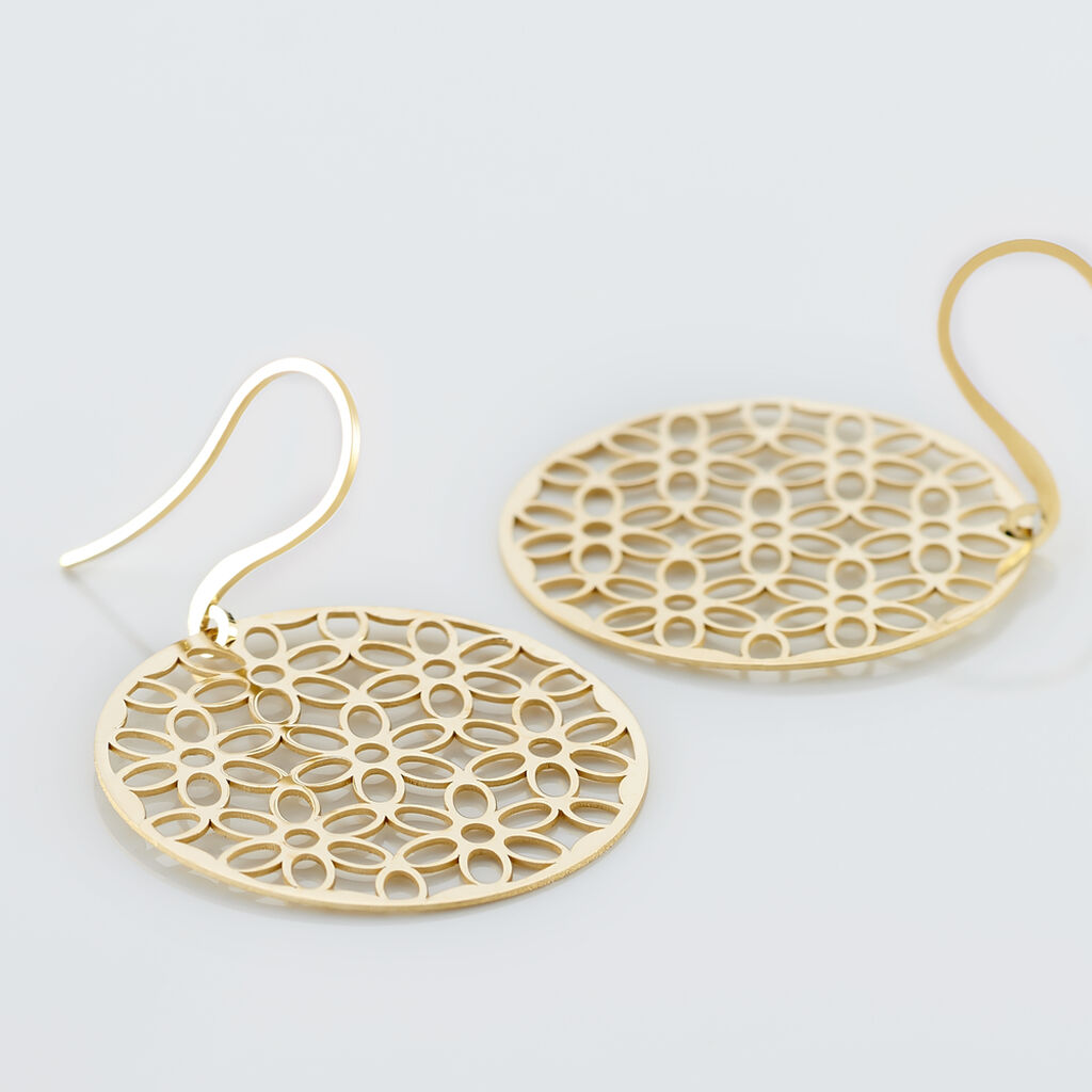 Boucles D'oreilles Pendantes Caterina Or Jaune - Boucles d'oreilles pendantes Femme | Histoire d’Or