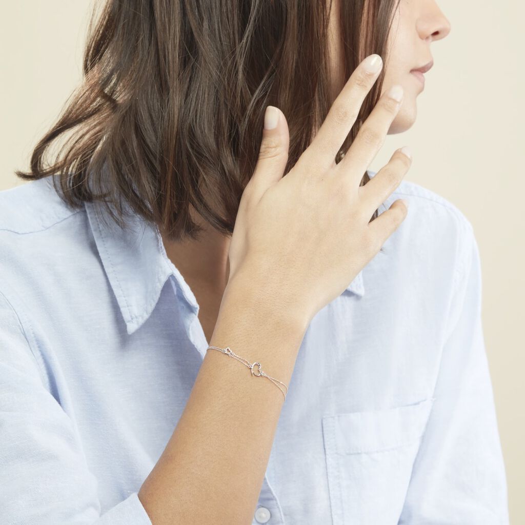Bracelet Louise Or Blanc Diamant - Bracelets Femme | Histoire d’Or