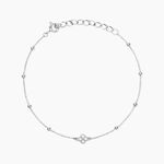 Bracelet Germaine Argent Blanc Oxyde De Zirconium - Bracelets Femme | Histoire d&rsquo;Or