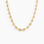 Collier Maille Dami Maille Grain De Cafe Or Jaune - Chaines Femme | Histoire d&rsquo;Or