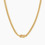 Collier Cyndel Argent Dor&eacute; A L'Or 750/1000 - Bijoux sans pierre Femme | Histoire d&rsquo;Or