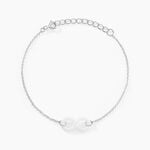 Bracelet Alicia Argent Blanc C&eacute;ramique - Bracelets Femme | Histoire d&rsquo;Or