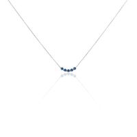 Collier Karrie Argent Blanc Oxyde De Zirconium