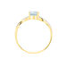 Bague Candice Or Jaune Aigue Marine - Bagues solitaires Femme | Histoire d’Or