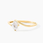 Bague Icone Or Jaune Diamant Synthetique - Bagues solitaires Femme | Histoire d&rsquo;Or