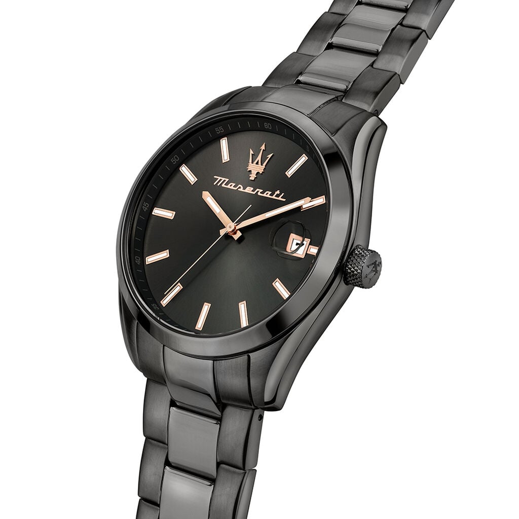 Montre Maserati Attrazione Noir - F&ecirc;te des p&egrave;res Homme | Histoire d&rsquo;Or