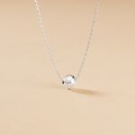 Collier Nassiera Argent Blanc - Colliers fantaisie Femme | Histoire d&rsquo;Or