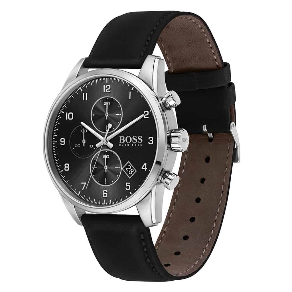 Montre Boss Skymaster Noir - Montres Homme | Histoire d’Or