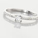 Bague Solitaire Hemera Or Blanc Diamant
