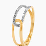 Bague Infinite Love Or Jaune Diamant - Bagues avec pierre Femme | Histoire d&rsquo;Or