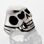 Bague Acier Blanc Et Noir Valentik - Bagues fantaisie Homme | Histoire d&rsquo;Or