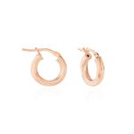 Cr&eacute;oles Maia Argent Rose - Boucles d'oreilles cr&eacute;oles Femme | Histoire d&rsquo;Or