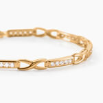 Bracelet Jonc Epiphanieae Plaqu&eacute; Or Jaune Oxyde De Zirconium - Bracelets Femme | Histoire d&rsquo;Or