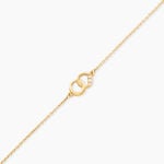 Bracelet Basant Or Jaune Oxyde De Zirconium - Bracelets Femme | Histoire d&rsquo;Or