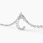 Collier Neruda Argent Blanc Oxyde De Zirconium - Colliers fantaisie Femme | Histoire d&rsquo;Or