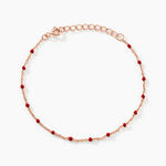 Bracelet Argent Rose Polka - Bracelets Femme | Histoire d&rsquo;Or