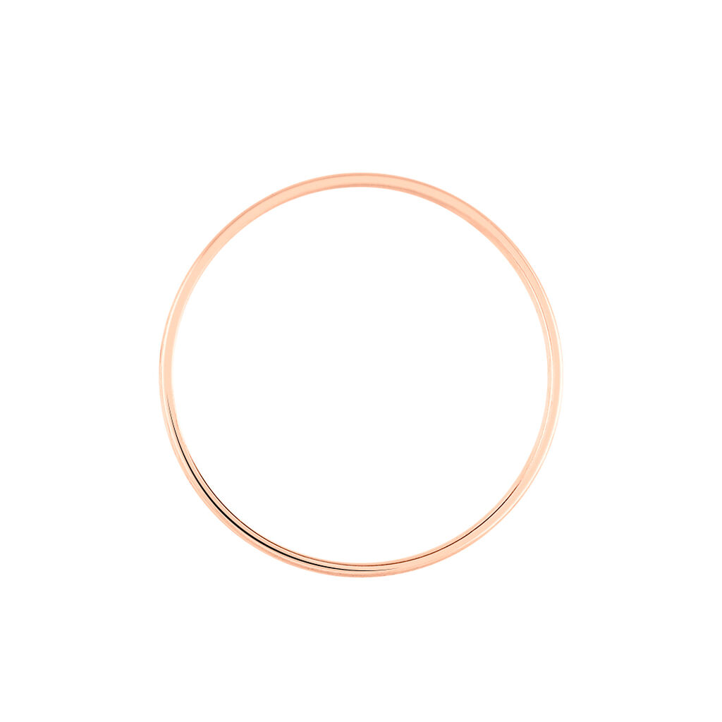 Alliance Effet Perle Ruban Plat Or Rose - Alliances Unisex | Histoire d&rsquo;Or